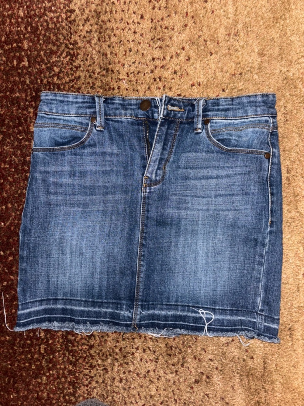 Forever 21 Blue Denim Mini Skirt